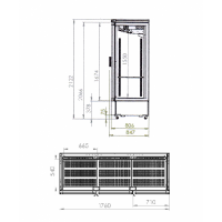 Armoire negative portes triton