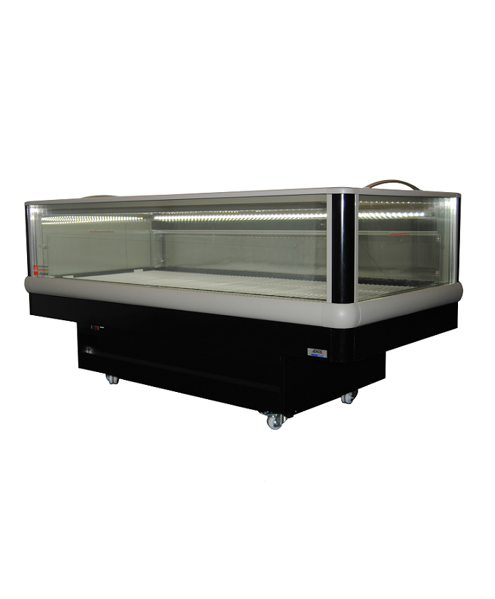 Bac frigorifique bi-température avec vitrage panoramique