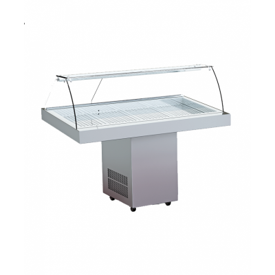 Comptoir froid statique pour poissonnerie