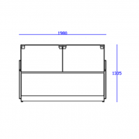 Dimensions comptoir refrigere traditionnel 2m valoa