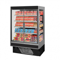 Vitrine froide 2 portes noire