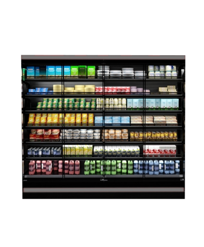 Vitrine refrigeree murale portes battantes slim