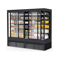 Vitrine refrigeree murale positive portes lazio slim