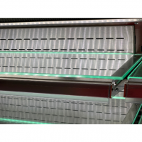 Vitrine refrigeree semi verticale 2 niveaux milano 4