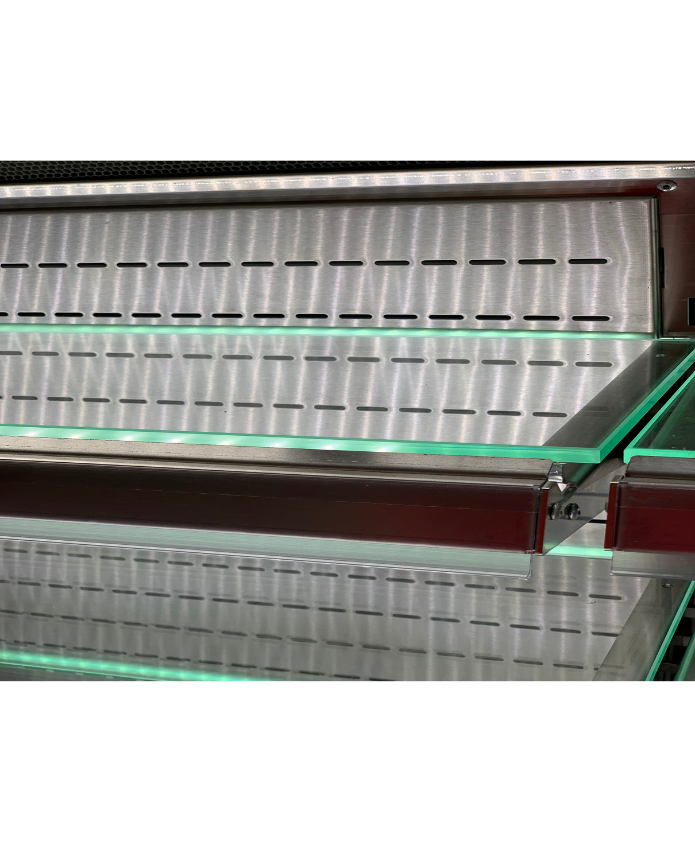 Vitrine refrigeree semi verticale 2 niveaux milano 4