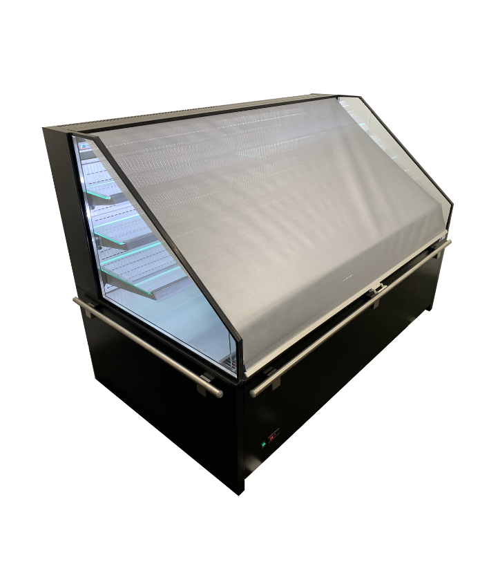 Vitrine refrigeree semi verticale 3 niveaux milano 2